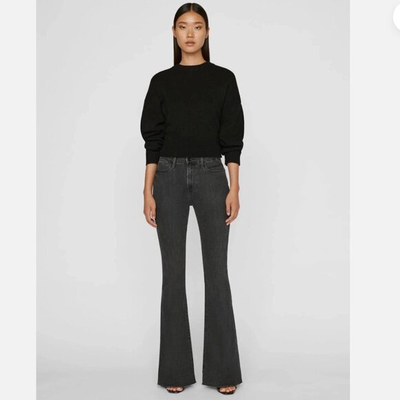 Frame Denim | Le High Flare Jean | Gray Wash | Size 27 | Light Wear - Picture 1 of 6